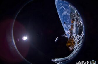 Intuitive Machines’ moon lander despatched house its first pictures they usually’re breathtaking