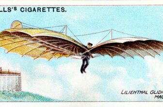 11 Attractive Collectible Playing cards of Flying Machines From Over a Century In the past