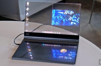 Lenovo’s Challenge Crystal is the world’s first laptop computer with a clear microLED show