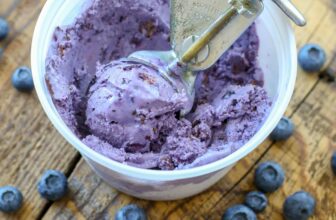 Blueberry Chocolate Chunk Ice Cream