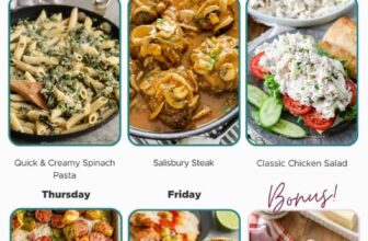 Weekly Meal Plan Mar 4, 2024