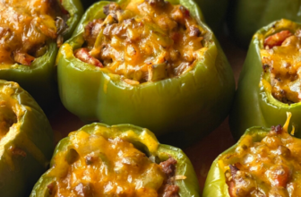 STUFFED GREEN PEPPERS – The Southern Girl Cooks