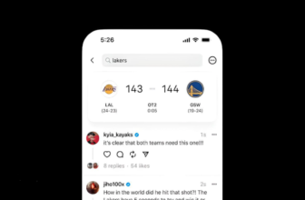 Threads is entering into stay sports activities scores, beginning with the NBA
